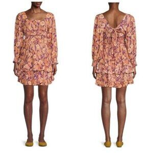 Romantic Gypsy Women's Maternity Square Neck Dress Size Medium